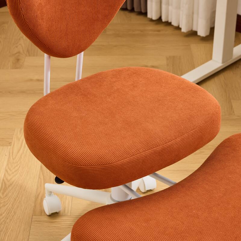 Meditation chair, an ergonomic cross-legged seating chair with lumbar support and a height-adjustable seat cushion