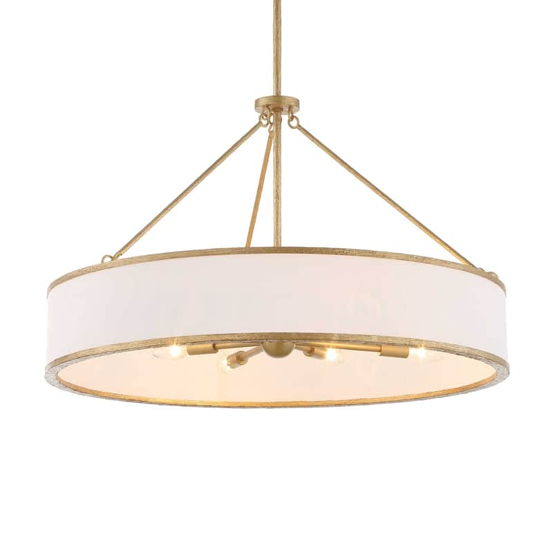 Uttermost Algiers 8 Light Drum Pendant - 30"W x 30"D x 19"H