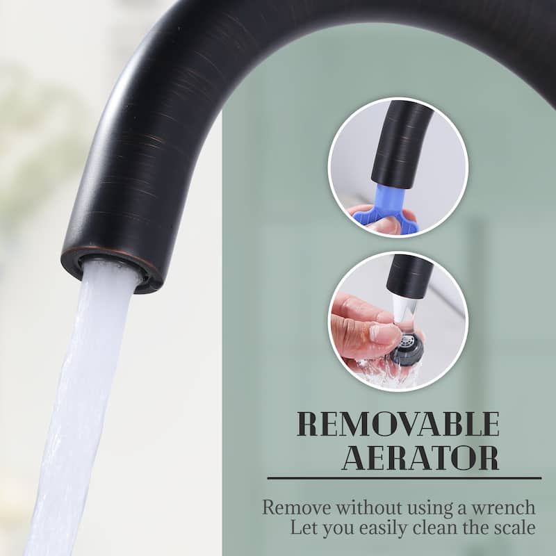 WOWOW Touchless Single Hole Bathroom Faucet