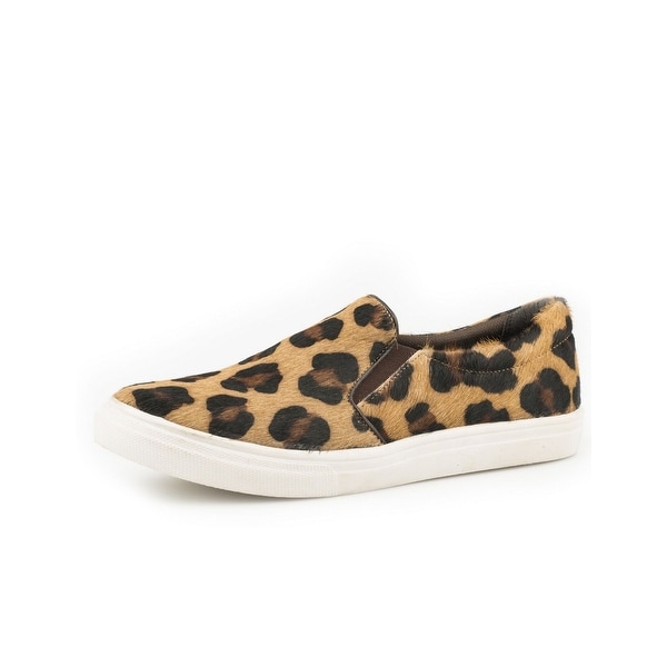 leopard slip on shoes for ladies