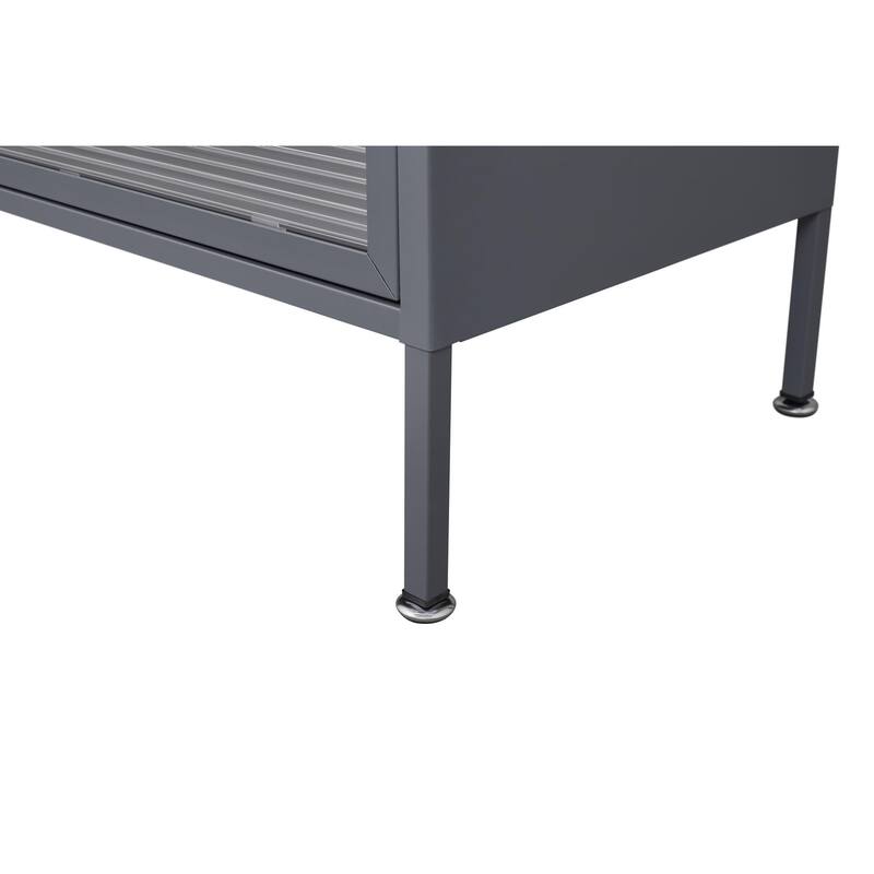 Steel 2-Seat PE Rattan Porch Swing