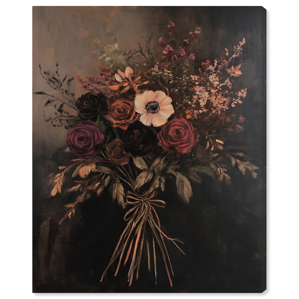 Smoldering Bouquet II Canvas by Art Remedy, Gallery Wrapped
