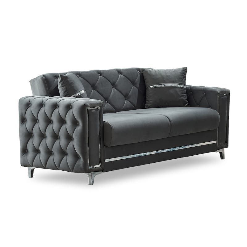Barbados 4-Pieces Comfortable Sleeper Modern One Sofa One Loveseat Two Chair Living Room Set