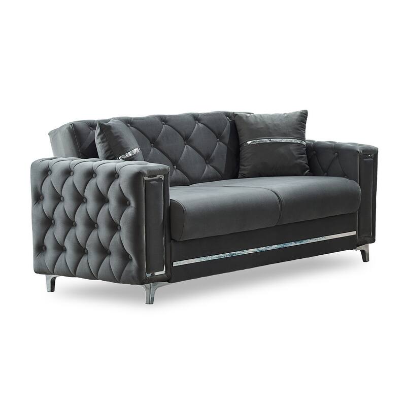 Belize 3-Pieces Comfortable Sleeper Modern One Sofa One Loveseat One Chair Living Room Set