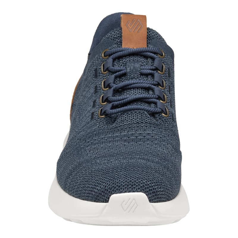 Johnston & Murphy Men's Amherst 2.0 Knit Plain Toe - Navy Heathered Knit - 9.5