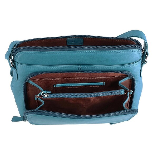 small organizer purse with shoulder strap