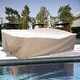 preview thumbnail 9 of 11, Square Furniture Waterproof Cover Outdoor Sofa Set Cover Beige
