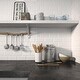 preview thumbnail 8 of 6, Merola Tile Crown Heights Beveled Matte White 3" x 6" Ceramic Wall Tile