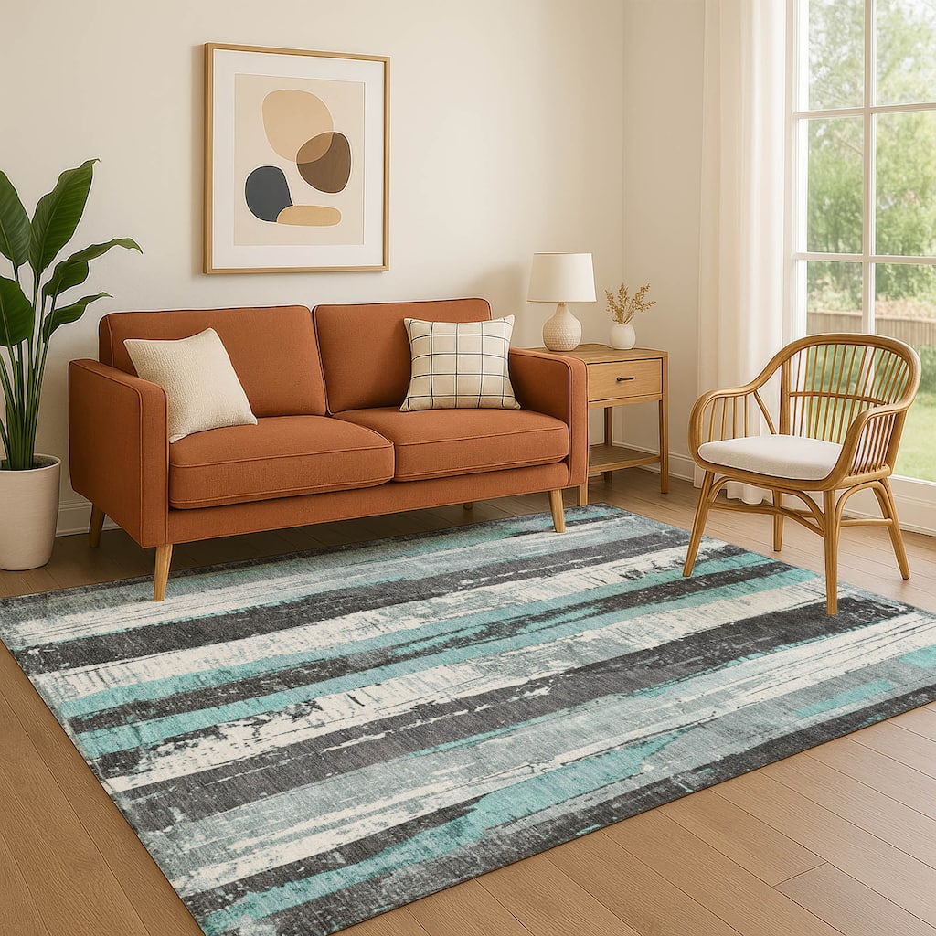 Premium Washable Super Soft Casual Contemporary Mayfield Rug