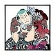 preview thumbnail 3 of 12, Designart "Japanese Tattoo Man" Bohemian & Eclectic Framed Canvas Wall Art Print