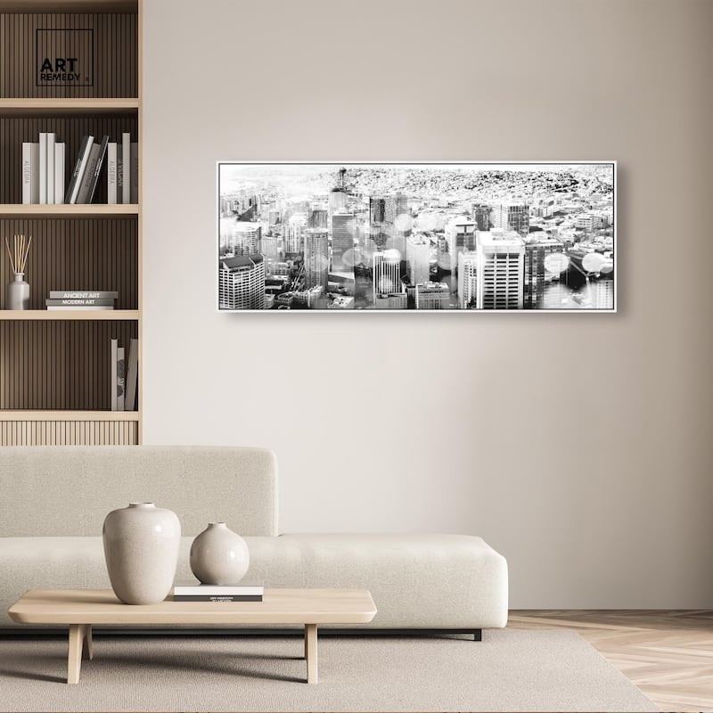 You're in Seattle Panoramic Canvas by Art Remedy