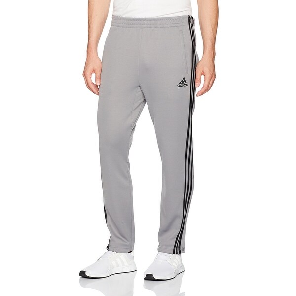 gray adidas track pants