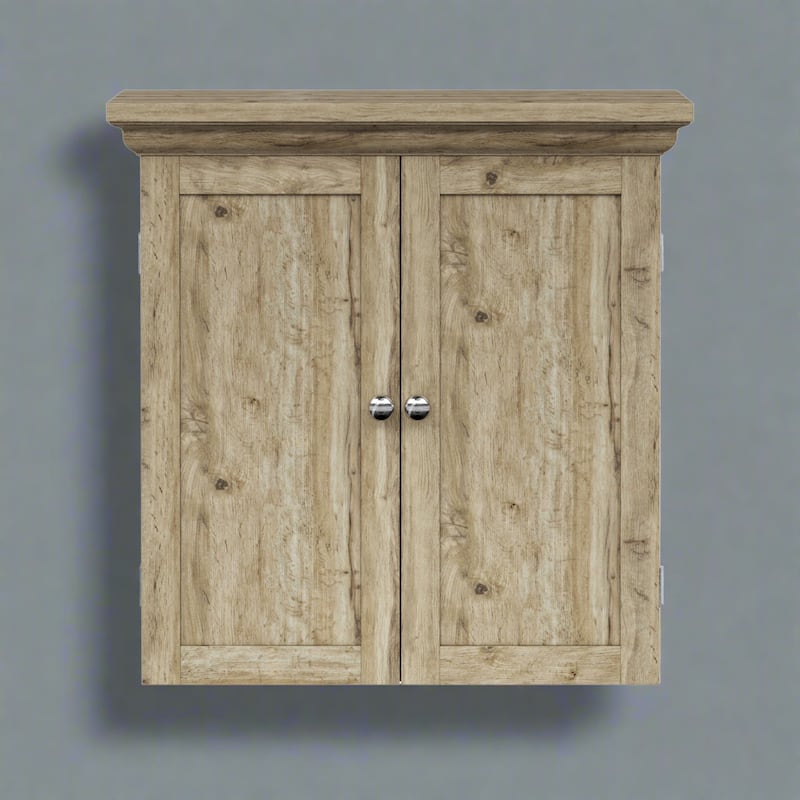 Teamson Home Stratford Classic Wall Cabinet with Adjustable Shelves