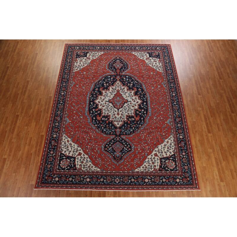 Traditional Sarouk Farahan Turkish Oriental Wool Area Rug Hand-knotted - 9'9" x 13'0"
