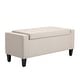 preview thumbnail 26 of 29, HOMCOM Ottoman Bench Tufted Storage Chest with Flipping Top, 36.25"W x 15.75"D x 15.75"H