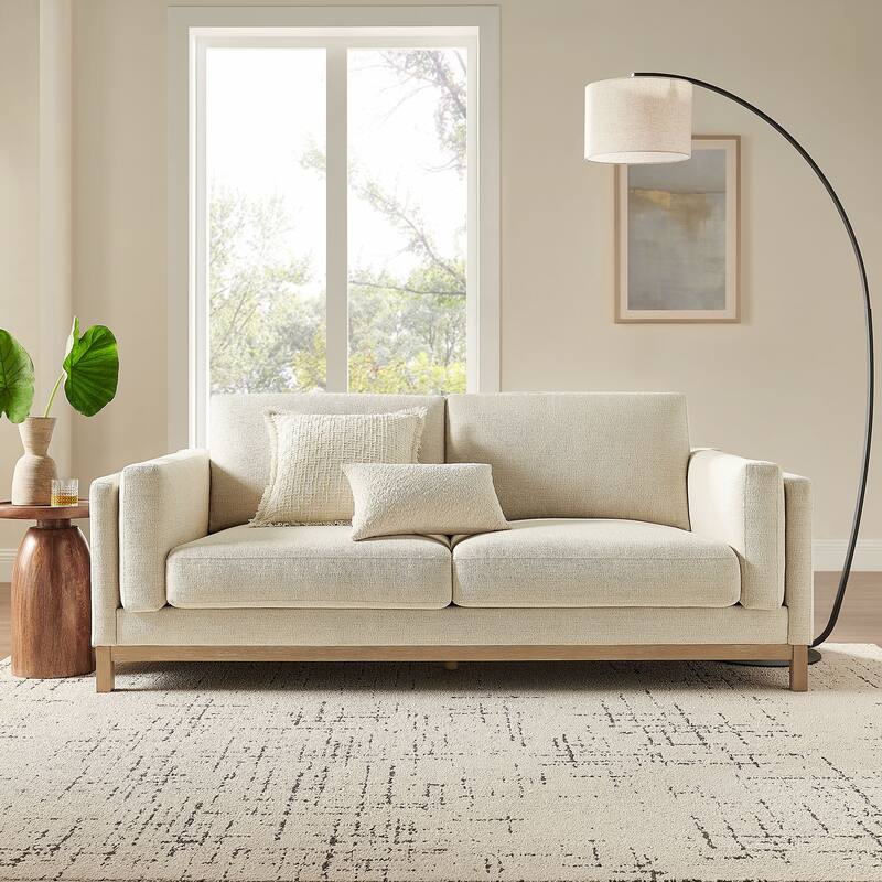 Roscoe 81 inch Upholstered Sofa - Ivory