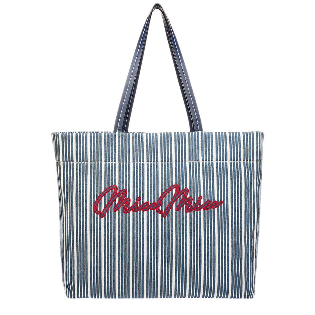 Miu Miu Denim Riga Tote