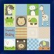 preview thumbnail 1 of 1, Jennifer Nilsson 'Baby Boy Animal Quilt' Framed Art