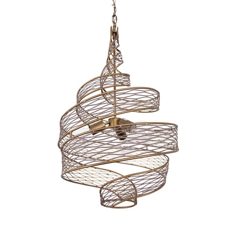 Varaluz Flow 3-Light Twist Pendant