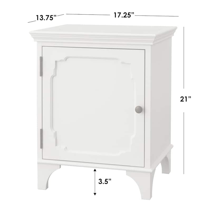 Lifestorey Andrea 1-Door Nightstand