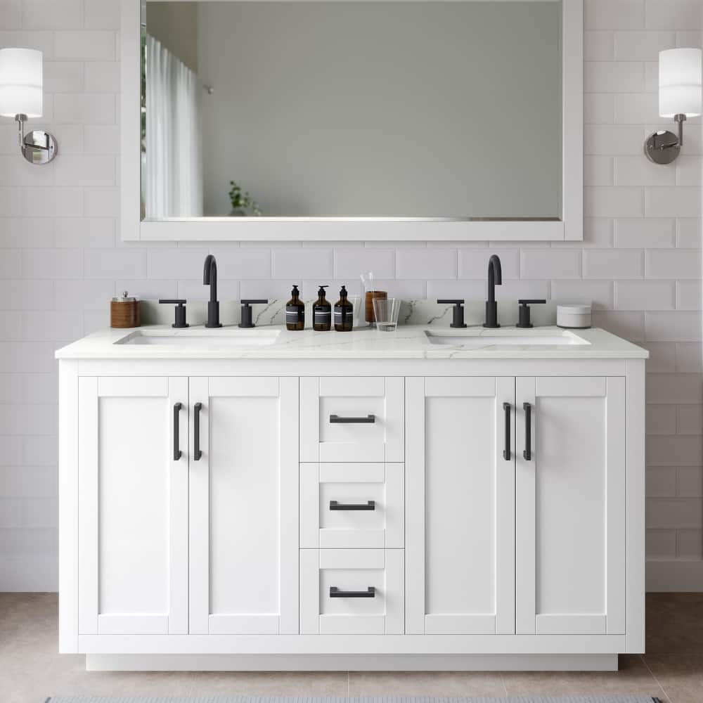 Wyndham Collection WCF292960D-QTZ-US3MXX Miranda 60" Free Standing