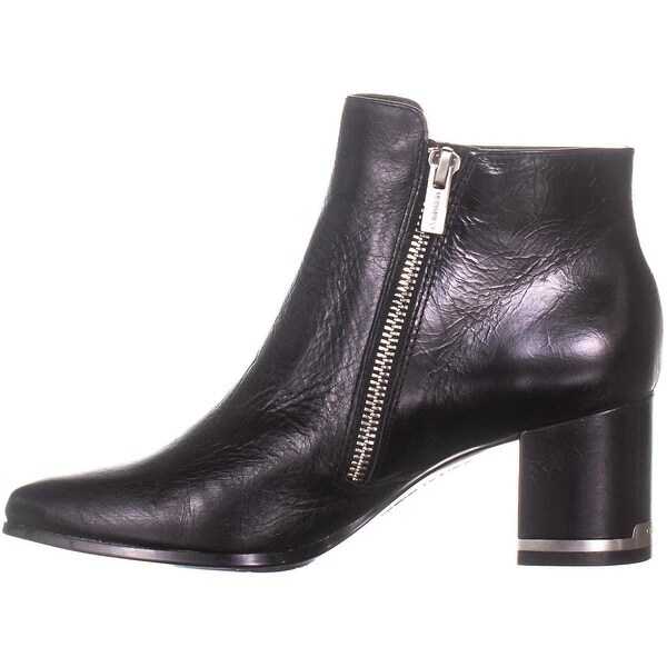calvin klein fara leather booties