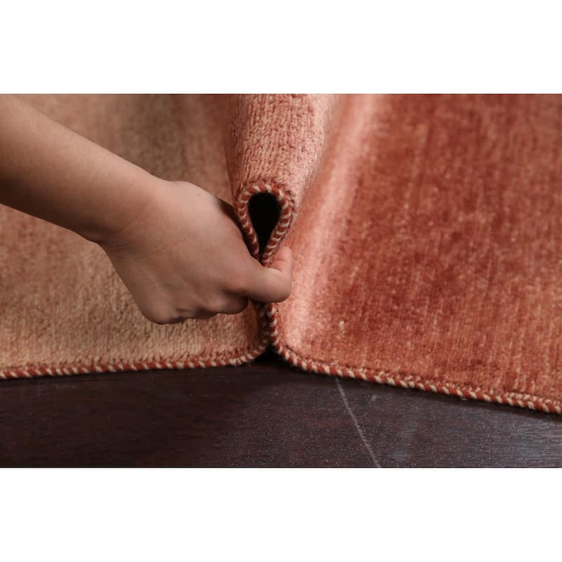 Modern Gabbeh Kashkoli Oriental Wool Runner Rug Handmade Carpet - 3'2" x 16'2"
