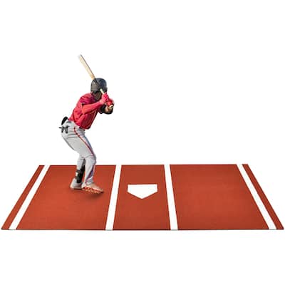 Premium Baseball Batting Mat: 10x3.8 ft Indoor/Outdoor Portable Baseball Softball Hitting Mat