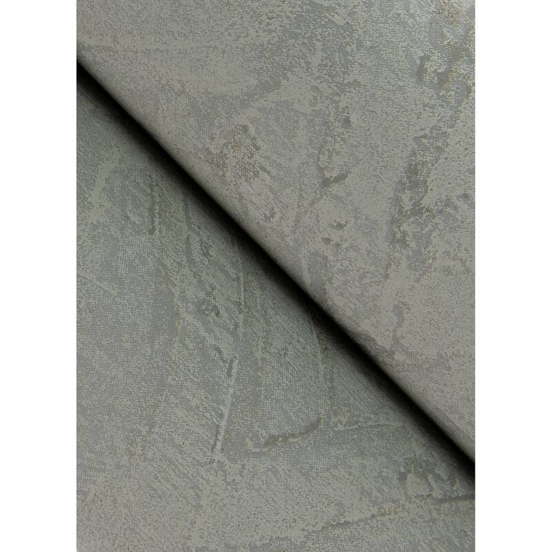 A-Street Prints Amesemi Grey Distressed Herringbone Wallpaper