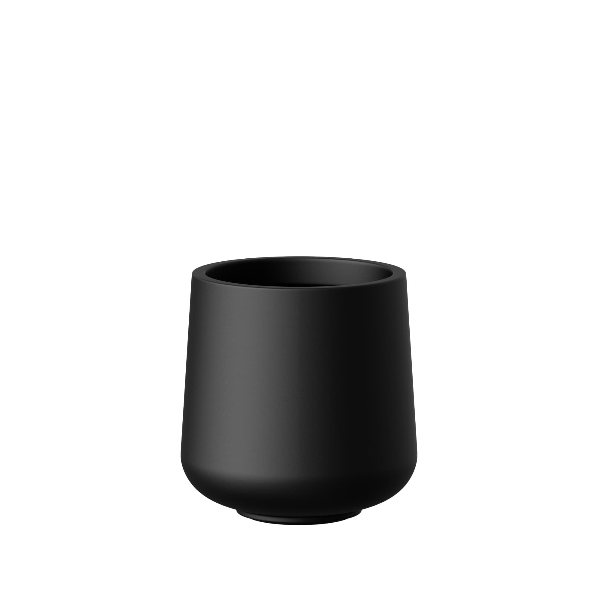 Round Concrete Planters Tall Plant Pot
