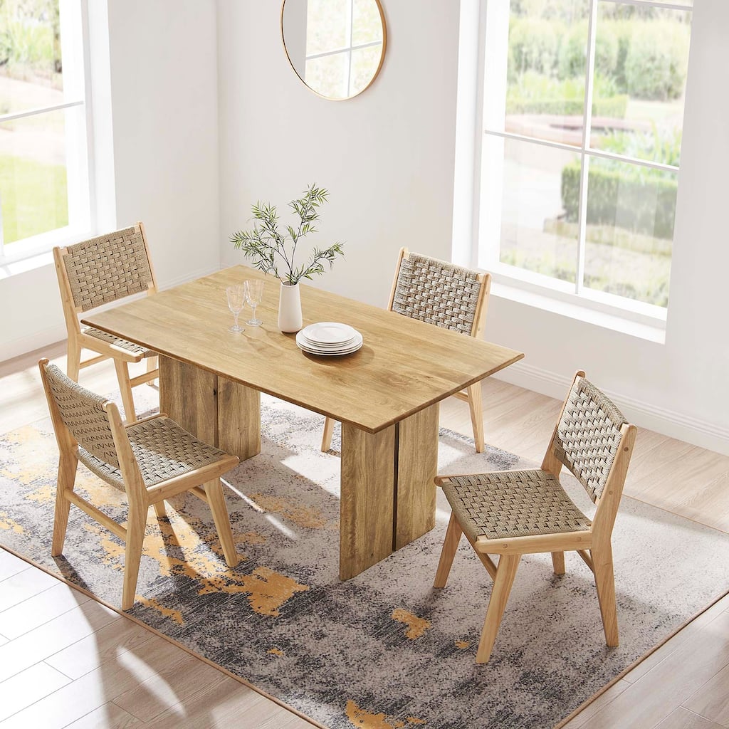 Amistad 60" Wood Dining Table