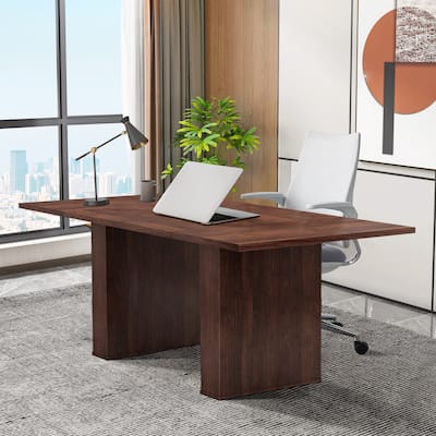 78-inch Wooden Rectangular Dining Table