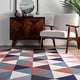 preview thumbnail 41 of 42, Nuloom Bianca Triangles Area Rug