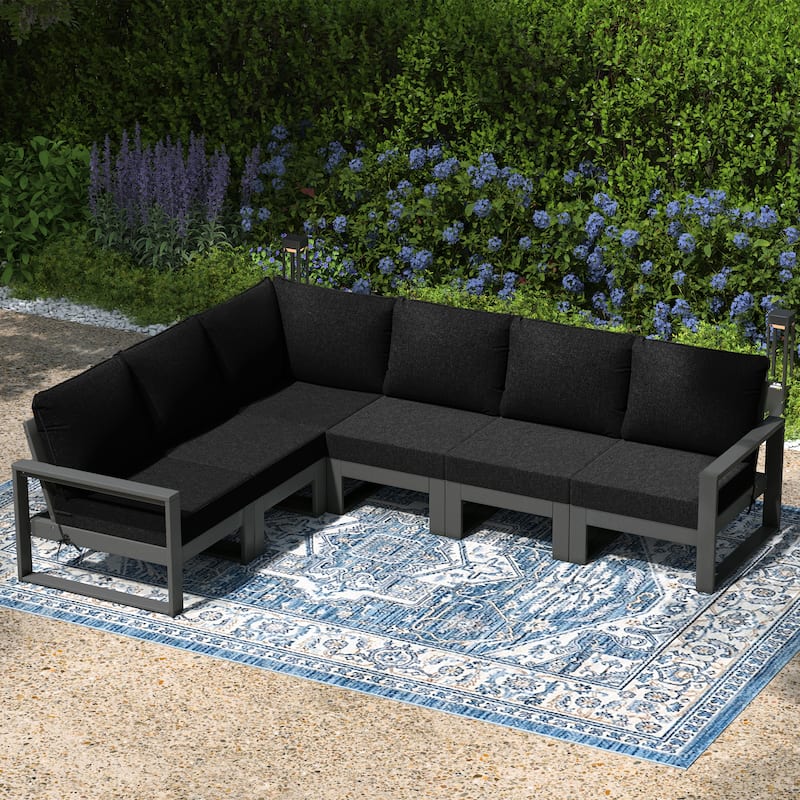 Endless Patio 6-Piece Deep Seating Set with Gray Frame