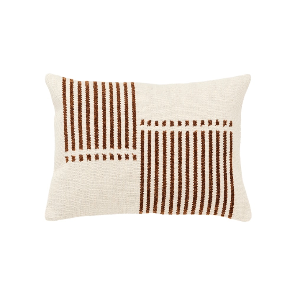 Rizzy Home Transitional Natural Down Filled Pillow - 14"x20"