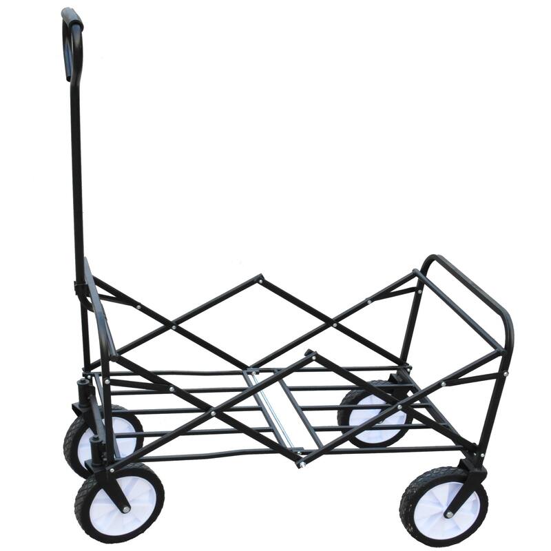 Multifunctional Folding Cart with 360° Rotating Wheels