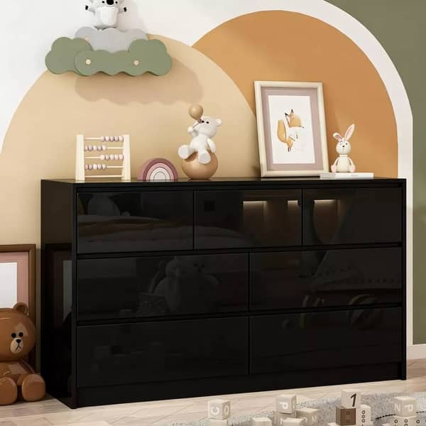 black gloss dresser 55