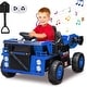 preview thumbnail 1 of 22, 12V Ride On Dump Truck for Kids with Remote Control Blue