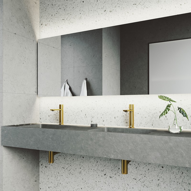 VIGO Halsey 8" H Single Handle Single Hole Bathroom Faucet
