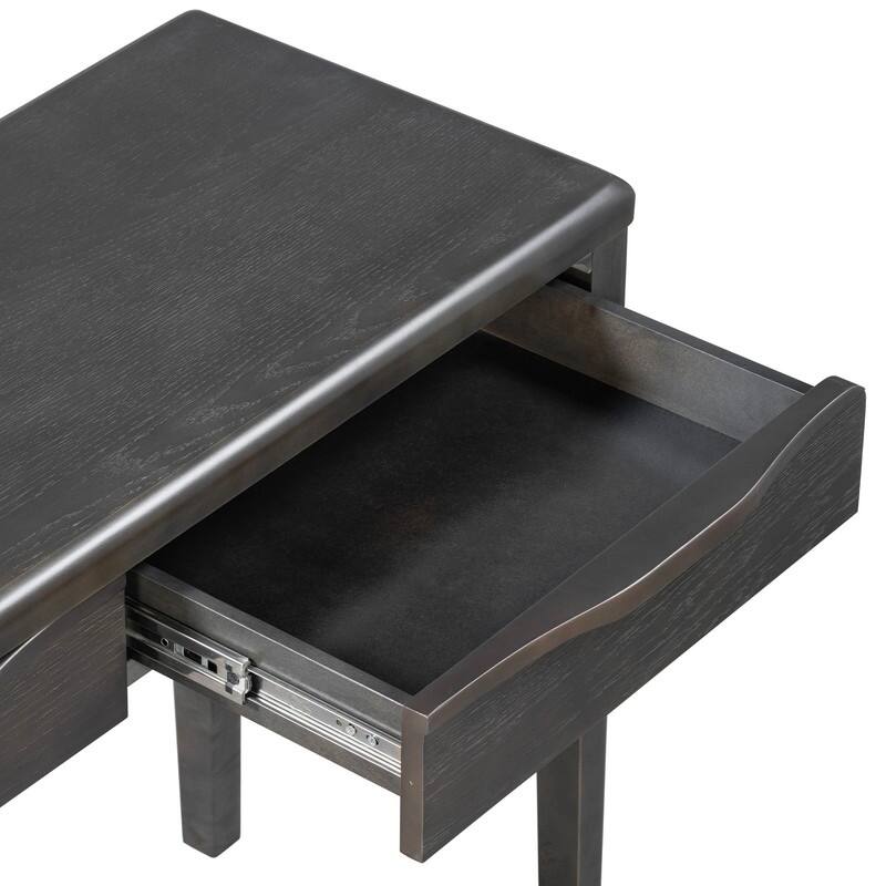 Farmhouse 60" Console Table,Entryway Table with 3 Drawers for Stylish Entryway Organization