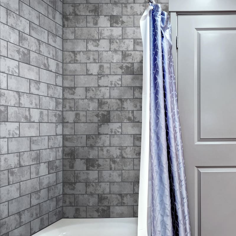 Merola Tile Biarritz Grey 3" x 6" Ceramic Wall Tile