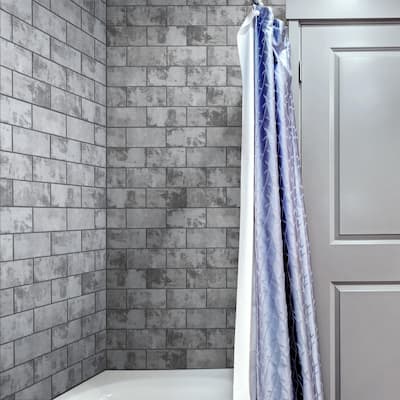 Merola Tile Biarritz Grey 3" x 6" Ceramic Wall Tile