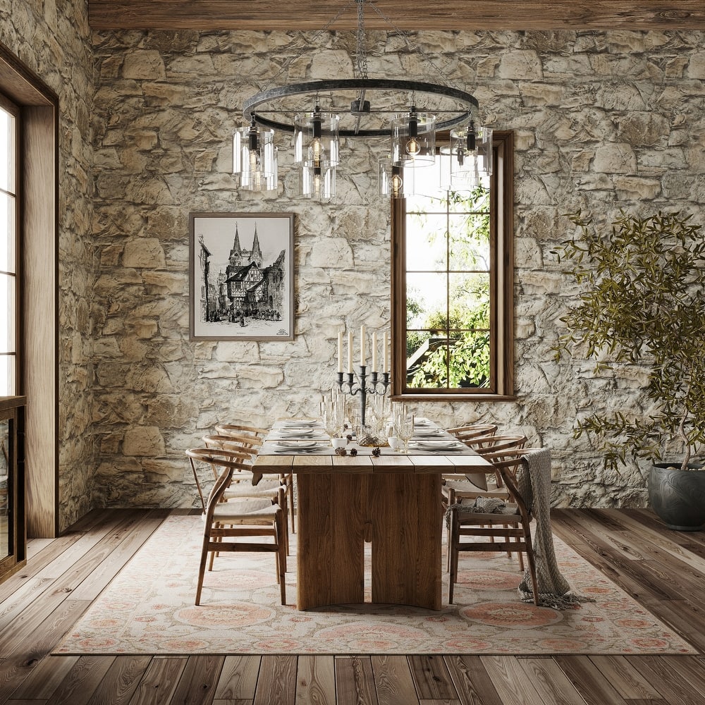 Nuloom Hillstone Collection Traditional Vintage Medallion Area Rug