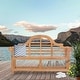 preview thumbnail 2 of 5, Chic Teak Lutyens Teak Wood Outdoor Garden & Patio Double Bench