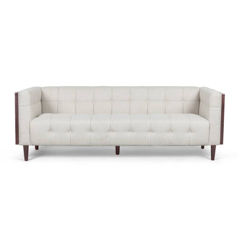 Contemporary Design Button-Tufted Upholstered Sofa