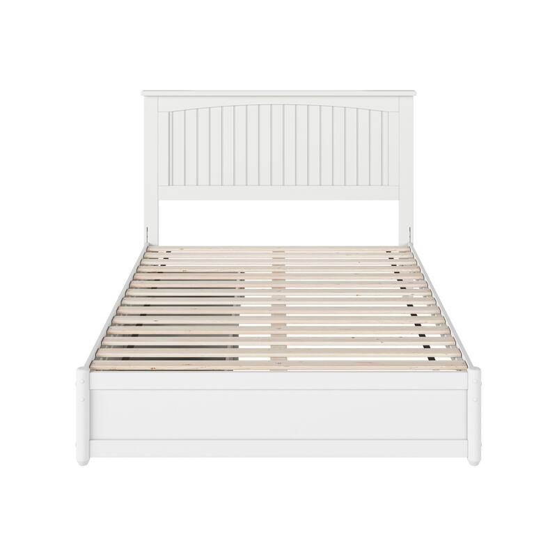 Malta Platform Bed with Panel Footboard and Storage Drawers