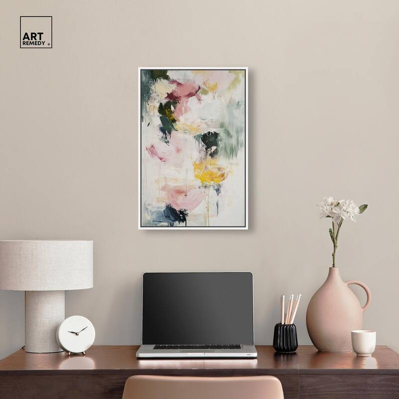 Dripping Colors II Canvas by Art Remedy