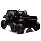 preview thumbnail 7 of 38, 24V 2-Seater UTV-XXL Ride On Truck with Dump Bed for kid,Ride On 4WD UTV with 6 Wheels,Tipping and Openable Rear Cargo Bed Black