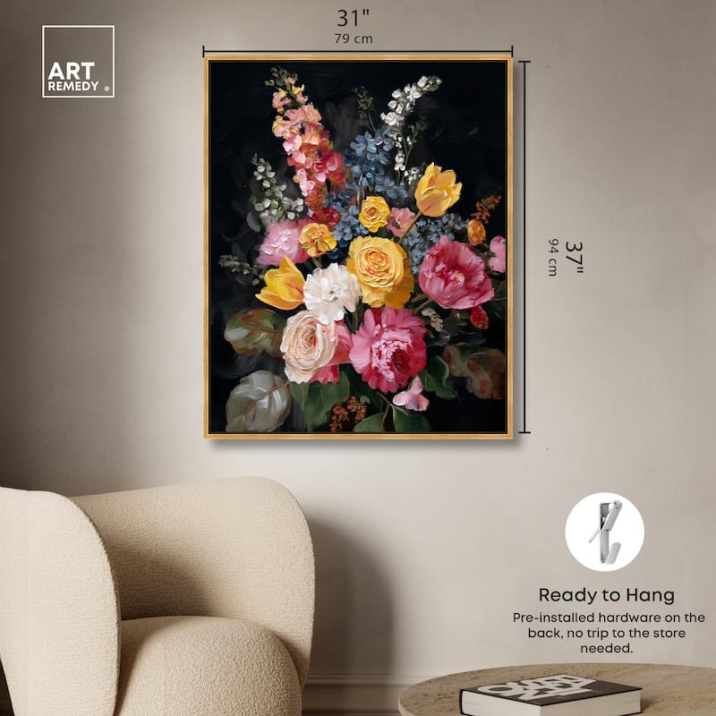 Garden Richness I Canvas by Art Remedy