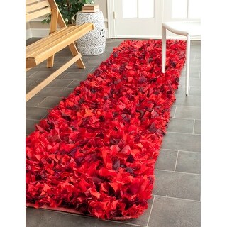 Safavieh Safavieh Handmade Rio Shag Chihoko Abstract Polyester Rug